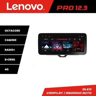 Navigatie Toyota Yaris 2020- Lenovo PRO 8+256 12.3 inch qled android 4G DSP gps internet  kit-yaris2020