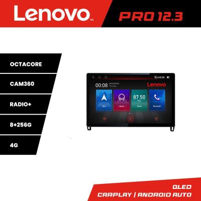 Navigatie Mitsubishi Eclipse Cross 2017- Lenovo PRO 8+256 12.3 inch qled android 4G DSP gps internet  Kit-cross-eu