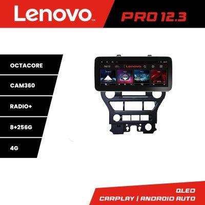 Navigatie Ford Mustang 2015-2020 K-MUSTANG Lenovo PRO 8+256 12.3 inch qled android 4G DSP gps internet