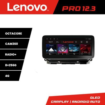 Navigatie Skoda Octavia 4 2020-2024 Lenovo PRO 8+256 12.3 inch qled android 4G DSP gps internet  KIT-octavia4