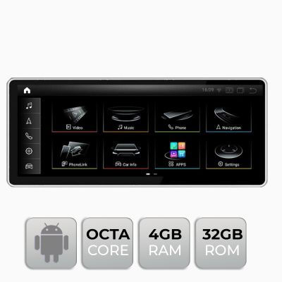 Navigatie Audi Q7 MMI3G 2009-2014 Android Octa Core 4+32 10.25" 1920x720