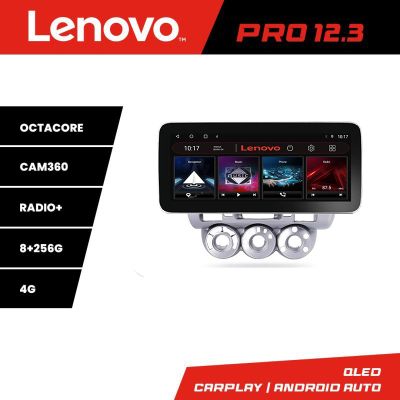 Navigatie Honda Fit Jazz 2004-2008 Lenovo PRO 8+256 12.3 inch qled android 4G DSP gps internet  Kit-jazz