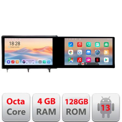 Navigatie Honda Civic 2022- Edotec Incell 1K 10.5 inch  8 core 4+128 carplay android auto radio internet kit-civic2022+EDT-E211-RK+kit-10-9