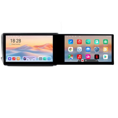 Navigatie Peugeot 208 2008 Kit-PSA Edotec 2 ecrane  8 core 4+128 21.6 inch Incell android Wifi 5Ghz gps internet