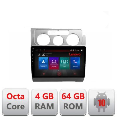 Navigatie VW Touran 2003-2010 E-TOURAN1 Octa Core cu Android Radio Bluetooth Internet GPS WIFI DSP 4+64GB 4G RESIGILAT