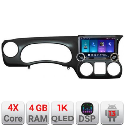Navigatie JEEP WRANGLER 2011-2016 Manual Kit-wr Edotec  4+64 10.5 inch Incell 1K android Wifi 5Ghz gps internet