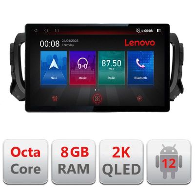 Navigatie Citroen Jumpy Toyota Proace Peugeot Traveller N-jumpy16 ecran 13" 2K 8+128 Android Waze USB Navigatie v1