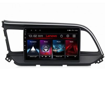 Navigatie Hyundai Elantra 2018- Lenovo Kit-1581 8 core 6+128 GB Android Waze USB Navigatie Internet Youtube Radio