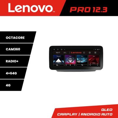 Navigatie Fiat Ducato 2021- Lenovo Qled 12.3 inch Octa Core 4+64 360 DSP ADAS carplay android auto radio internet KIT-ducato2024+PRO-12.3-4+64