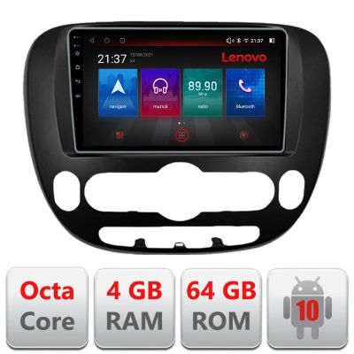 Navigatie Kia Soul 2014-2019 Android radio gps internet Octa Core 4+64 LTE Kit-soul-2014+EDT-E509-PRO RESIGILAT