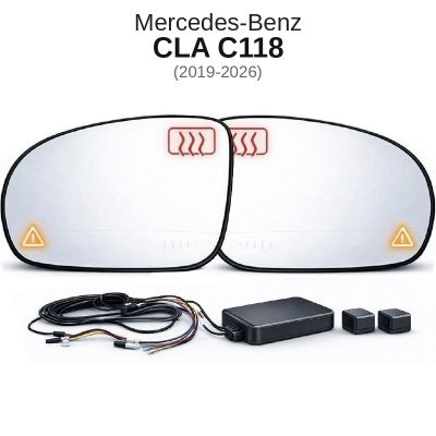 Senzor unghi mort Mercedes Benz CLA C118 2019-2026 — oglindă dedicată