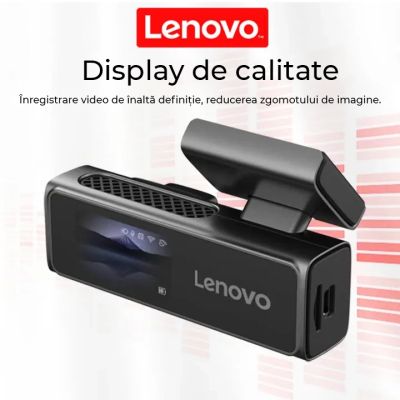 Camera DVR Lenovo S7-1980 2K fata si 1080 spate ecran 1.97 inch IPS Wifi unghi larg monitorizare parcare