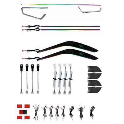 Lumini ambientale Toyota Corolla 2019-2021 set complet control telefon sau sistem original