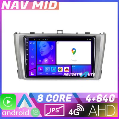 Navigatie Toyota Avensis 2009 2015 KIT TY12 EDOTEC-LITE Android Ecran 720P Octa Core 4+32 Carplay
