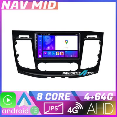Navigatie Ford Transit 2019 varianta radio cd simplu EDOTEC-LITE Android Ecran 720P Octa Core 4+32 Carplay
