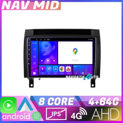 Navigatie Mercedes SLK 2004 2011 KIT SLK EDOTEC-LITE Android Ecran 720P Octa Core 4+32 Carplay