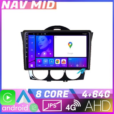 Navigatie Mazda RX8 2008 2011 EDOTEC-LITE Android Ecran 720P Octa Core 4+32 Carplay