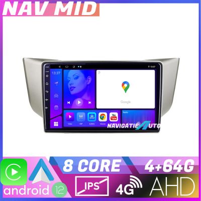 Navigatie Lexus RX 2003 2009 KIT rx 03 EDOTEC-LITE Android Ecran 720P Octa Core 4+32 Carplay