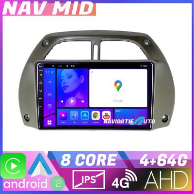 Navigatie Toyota Rav 4 2000 2004 EDOTEC-LITE Android Ecran 720P Octa Core 4+32 Carplay