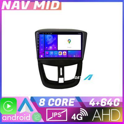 Navigatie Peugeot 207 KIT PE01 EDOTEC-LITE Android Ecran 720P Octa Core 4+32 Carplay
