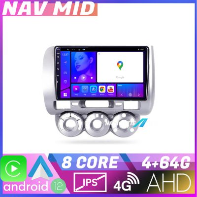 Navigatie Honda Fit Jazz 2004 2008 EDOTEC-LITE Android radio gps internet Octa core 4+32 Carplay