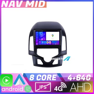 Navigatie Hyundai I30 2009 2012 clima automata KIT I30AUTOMATIC EDOTEC-LITE Android Ecran 720P Octa Core 4+32 Carplay