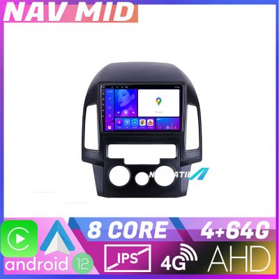 Navigatie Hyundai I30 2009 2012 clima manuala KIT I30AC EDOTEC-LITE Android Ecran 720P Octa Core 4+32 Carplay