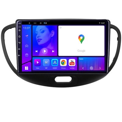Navigatie Hyundai I10 2007 2013 EDOTEC-LITE Android Ecran 720P Octa Core 4+32 Carplay