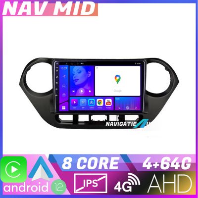 Navigatie Hyundai I10 2013 2019 KIT HY38 EDOTEC-LITE Android Ecran 720P Octa Core 4+32 Carplay