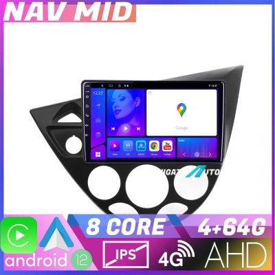 Navigatie Ford Focus 1 1998 2004 EDOTEC-LITE Android Ecran 720P Octa Core 4+32 Carplay