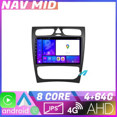 Navigatie Mercedes CLK facelift EDOTEC-LITE Android radio gps internet Octa core 4+32 Carplay