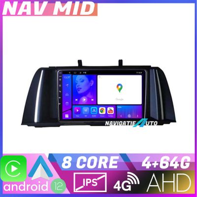 Navigatie Seria 5 F10 2010 2012 CIC EDOTEC-LITE Android Ecran 720P Octa Core 4+32 Carplay