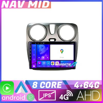 Navigatie Dacia Dokker EDOTEC-LITE Android Ecran 720P Octa Core 4+32 Carplay