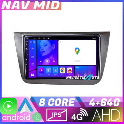 Navigatie Seat Altea 2005 2014 EDOTEC-LITE Android radio gps internet Octa core 4+32 Carplay