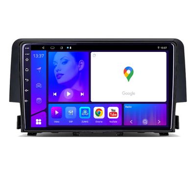 Navigatie Honda Civic 2016 2020 EDOTEC-LITE Android Ecran 720P Octa Core 4+32 Carplay
