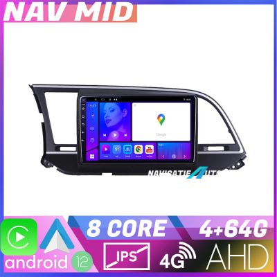 Navigatie Hyundai Elantra 2015 2018 KIT 581 EDOTEC-LITE Android Ecran 720P Octa Core 4+32 Carplay