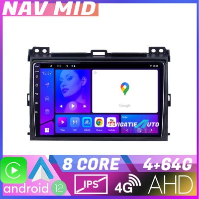 Navigatie Toyota Prado 2007 KIT 456 EDOTEC-LITE Android Ecran 720P Octa Core 4+32 Carplay
