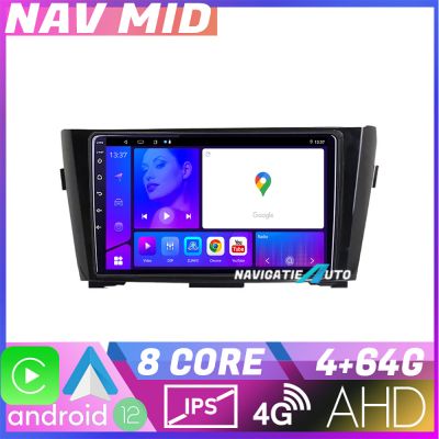 Navigatie Nissan Qashqai KIT 353 EDOTEC-LITE Android Ecran 720P Octa Core 4+32 Carplay