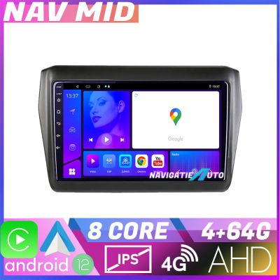 Navigatie Suzuki Swift 2017 KIT 2179 EDOTEC-LITE Android Ecran 720P Octa Core 4+32 Carplay