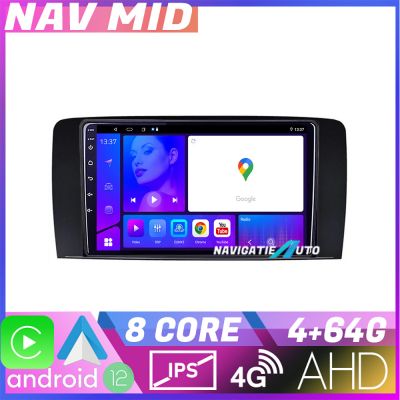 Navigatie Mercedes Clasa R KIT 215 EDOTEC-LITE Android Ecran 720P Octa Core 4+32 Carplay