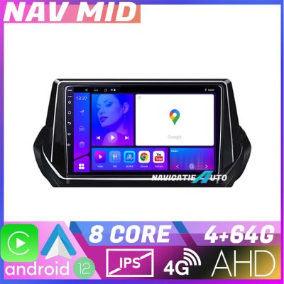 Navigatie Peugeot 2008 2020 EDOTEC-LITE Android radio gps internet Octa core 4+32 Carplay
