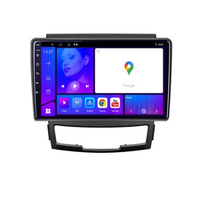 Navigatie Ssangyong Korando 2011 2013 KIT 159 EDOTEC-LITE Android Ecran 720P Octa Core 4+32 Carplay