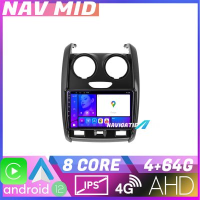 Navigatie Dacia Duster 2012 2019 KIT 157 EDOTEC-LITE Android Ecran 720P Octa Core 4+32 Carplay