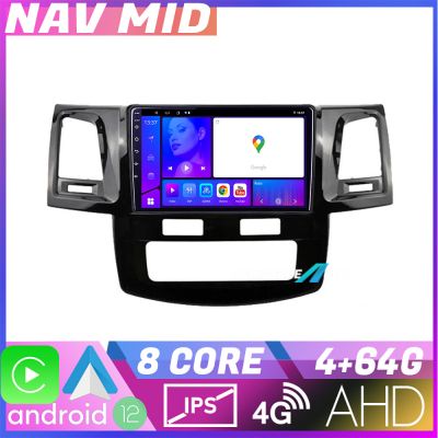 Navigatie Toyota Hilux 2008 2014 KIT 143 EDOTEC-LITE Android Ecran 720P Octa Core 4+32 Carplay