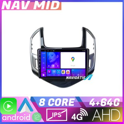 Navigatie Chevrolet Cruze 2013 KIT 1267 EDOTEC-LITE Android Ecran 720P Octa Core 4+32 Carplay