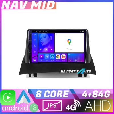Navigatie Renault Megane 2 KIT 098 EDOTEC-LITE Android Ecran 720P Octa Core 4+32 Carplay