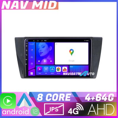 Navigatie BMW Seria 3 E90 KIT 095 EDOTEC-LITE Android Ecran 720P Octa Core 4+32 Carplay