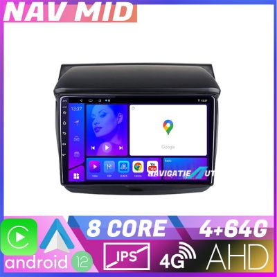 Navigatie Mitsubishi L200 2006 2014 KIT 094 EDOTEC-LITE Android Ecran 720P Octa Core 4+32 Carplay