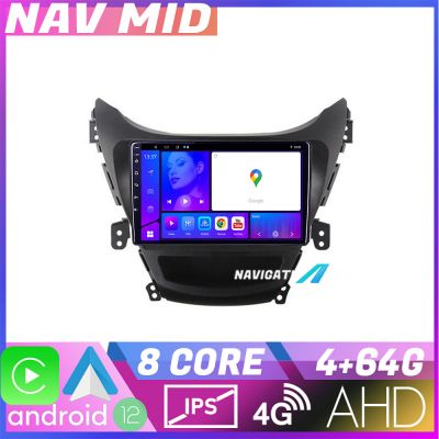 Navigatie Hyundai Elantra 2011 2013 KIT 092 EDOTEC-LITE Android Ecran 720P Octa Core 4+32 Carplay