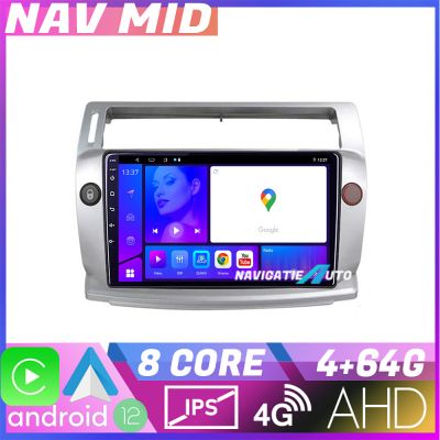 Navigatie Citroen C4 Octa Core KIT 088 EDOTEC-LITE Android Ecran 720P Octa Core 4+32 Carplay